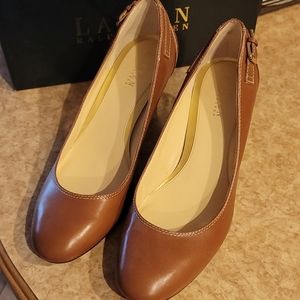 Ralph Lauren Women 10B Brown Pumps